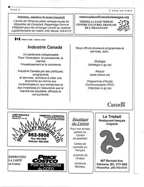   L'ANSE-AU-SABLE, 2002   , page 6