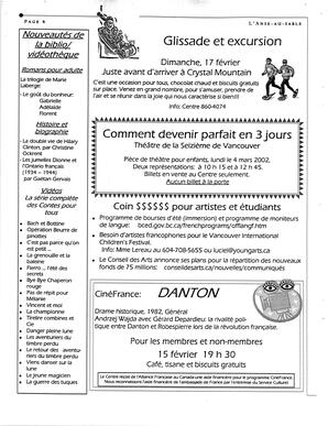   L'ANSE-AU-SABLE, 2002   , page 4
