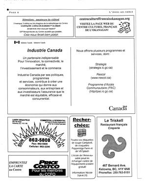   L'ANSE-AU-SABLE, 2002   , page 6