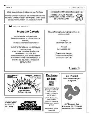   L'ANSE-AU-SABLE, 2001   , page 7