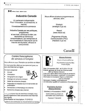   L'ANSE-AU-SABLE, 2001   , page 8