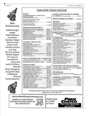   L'ANSE-AU-SABLE, 2001   , page 6