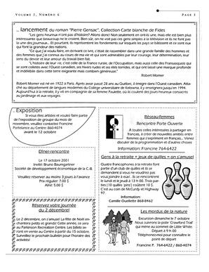   L'ANSE-AU-SABLE, 2001   , page 3