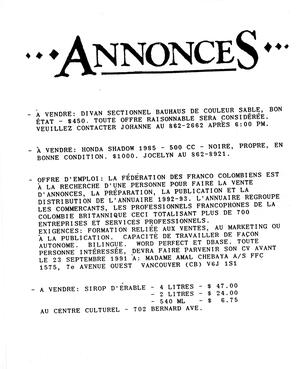   L'ANSE-AU-SABLE, 1991   , page 13