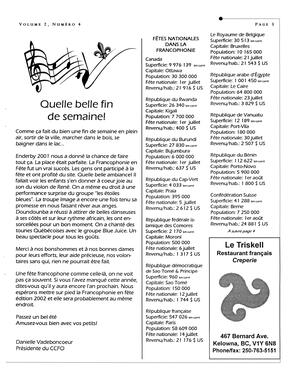   L'ANSE-AU-SABLE, 2001   , page 3
