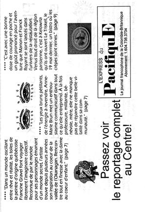   L'ANSE-AU-SABLE, 2001   , page 11
