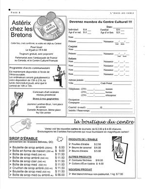   L'ANSE-AU-SABLE, 2001   , page 8