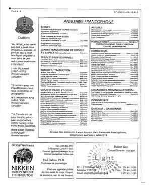   L'ANSE-AU-SABLE, 2001   , page 8