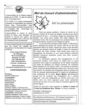   L'ANSE-AU-SABLE, 2001   , page 2
