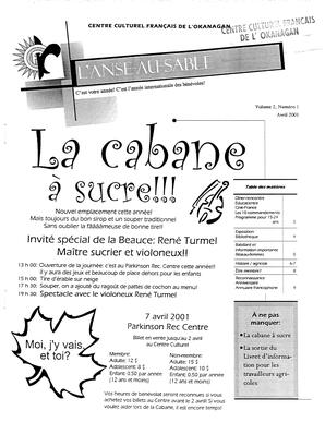   L'ANSE-AU-SABLE, 2001   , page 1
