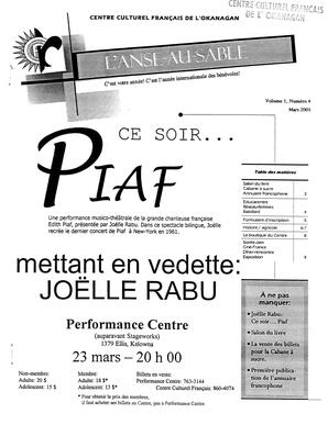   L'ANSE-AU-SABLE, 2001   , page 1