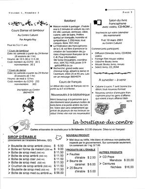   L'ANSE-AU-SABLE, 2001   , page 9