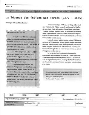   L'ANSE-AU-SABLE, 2001   , page 6