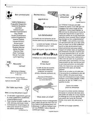   L'ANSE-AU-SABLE, 2001   , page 4