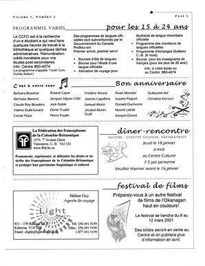   L'ANSE-AU-SABLE, 2001   , page 5