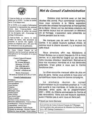   L'ANSE-AU-SABLE, 2000   , page 2