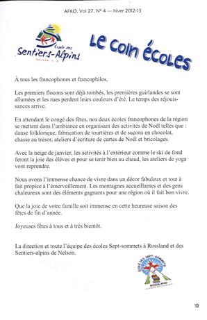   LA VOIX DES KOOTENAYS, 2012-13   , page 19