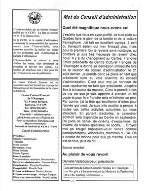   L'ANSE-AU-SABLE, 2000   , page 2