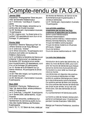   L'ANSE-AU-SABLE, 2000   , page 7