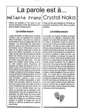   L'ANSE-AU-SABLE, 2000   , page 15