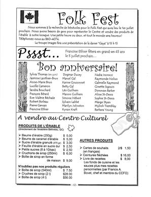   L'ANSE-AU-SABLE, 2000   , page 12