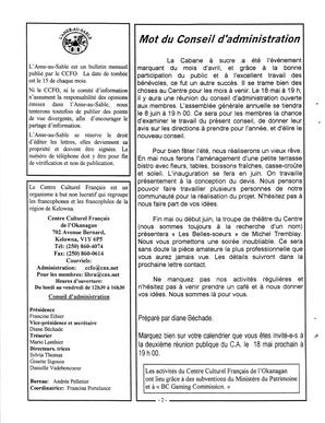   L'ANSE-AU-SABLE, 2000   , page 2
