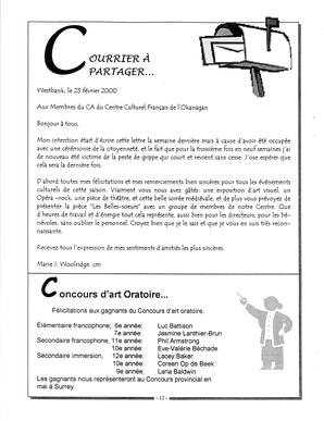   L'ANSE-AU-SABLE, 2000   , page 12