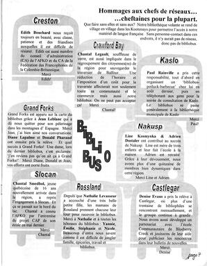   LA VOIX DES KOOTENAYS, 2002   , page 9