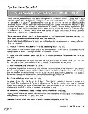   LA VOIX DES KOOTENAYS, 2002   , page 8