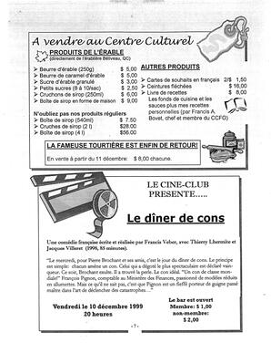   L'ANSE-AU-SABLE, 1999   , page 7