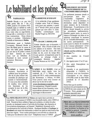   LA VOIX DES KOOTENAYS, 2002   , page 10