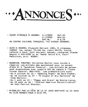   L'ANSE-AU-SABLE, 1991   , page 13
