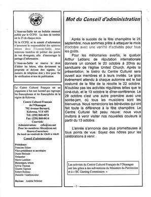   L'ANSE-AU-SABLE, 1999   , page 2