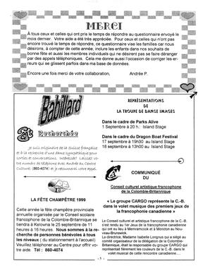   L'ANSE-AU-SABLE, 1999   , page 5