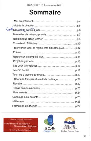   LA VOIX DES KOOTENAYS, 2012   , page 3