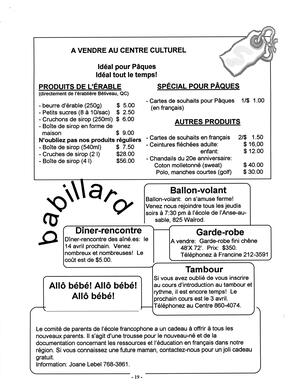   L'ANSE-AU-SABLE, 1999   , page 19