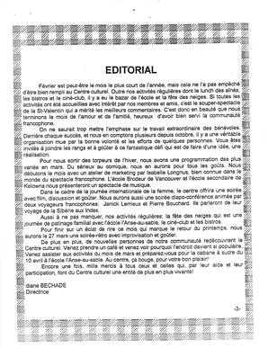   L'ANSE-AU-SABLE, 1999   , page 3