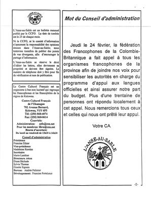   L'ANSE-AU-SABLE, 1999   , page 2