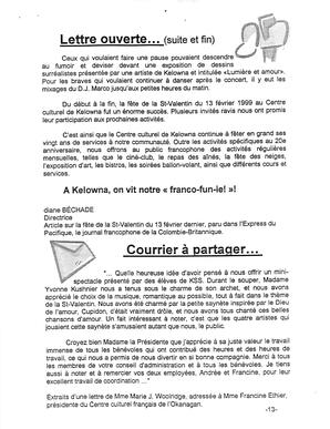  L'ANSE-AU-SABLE, 1999   , page 13