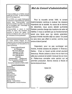   L'ANSE-AU-SABLE, 1999   , page 2