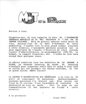   L'ANSE-AU-SABLE, 1991   , page 3