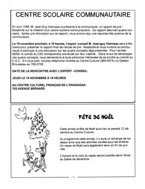   L'ANSE-AU-SABLE, 1998   , page 7