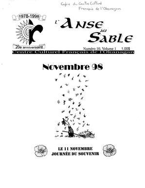   L'ANSE-AU-SABLE, 1998   , page 1