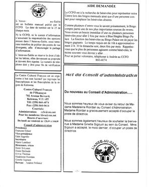   L'ANSE-AU-SABLE, 1998   , page 2