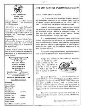   L'ANSE-AU-SABLE, 1998   , page 1