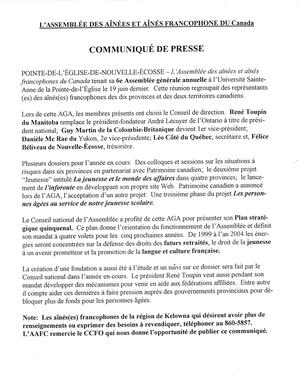   L'ANSE-AU-SABLE, 1998   , page 3