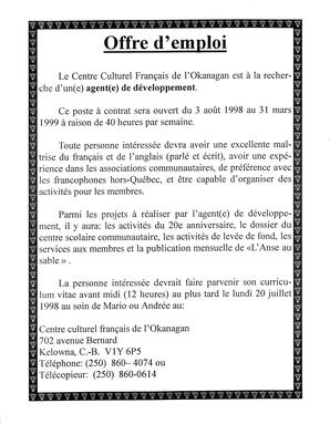   L'ANSE-AU-SABLE, 1998   , page 11