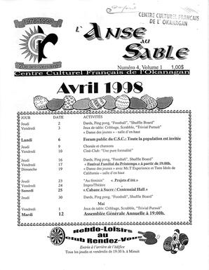   L'ANSE-AU-SABLE, 1998   , page 1