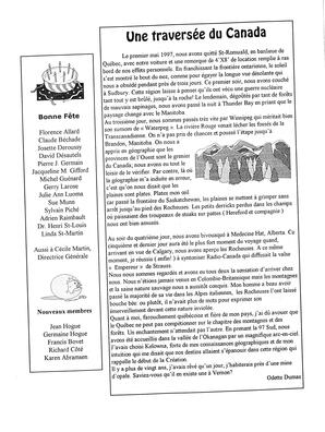   L'ANSE-AU-SABLE, 1998   , page 14