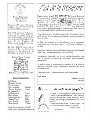   L'ANSE-AU-SABLE, 1997   , page 2